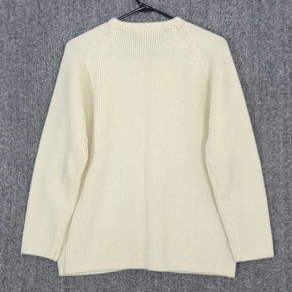 Vintage Millay Cardigan Sweater Womens Small Cream Button Front Made in Japan - Picture 7 of 12